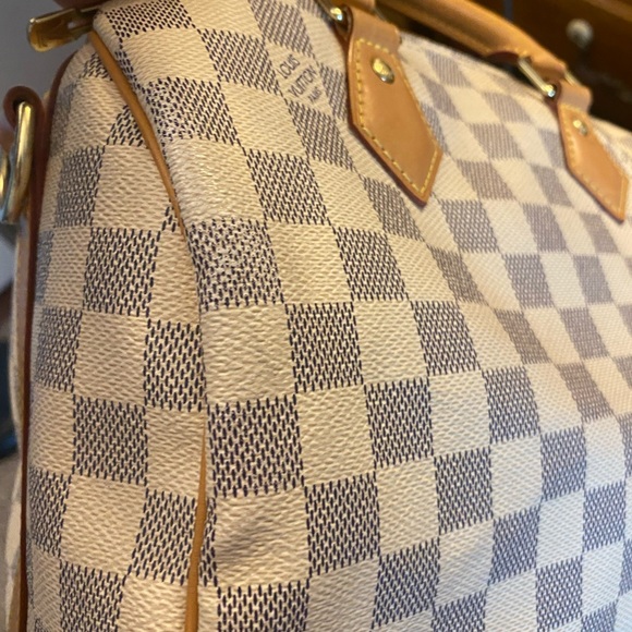 🎈🎈SOLD🎈🎈Louis Vuitton Speedy 25 Azur Bandouliere🌸 - Picture 14 of 16